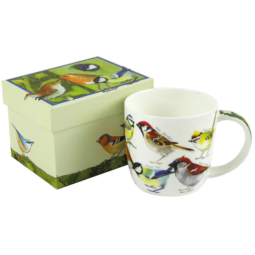 British Birds Bone China Mug (boxed) by Eric Heyman for Emma Ball