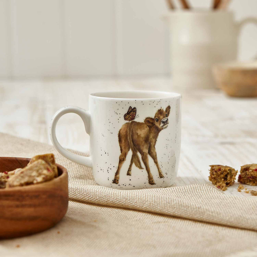 Bessie Bone China Mug from Wrendale Designs by Royal Worcester.