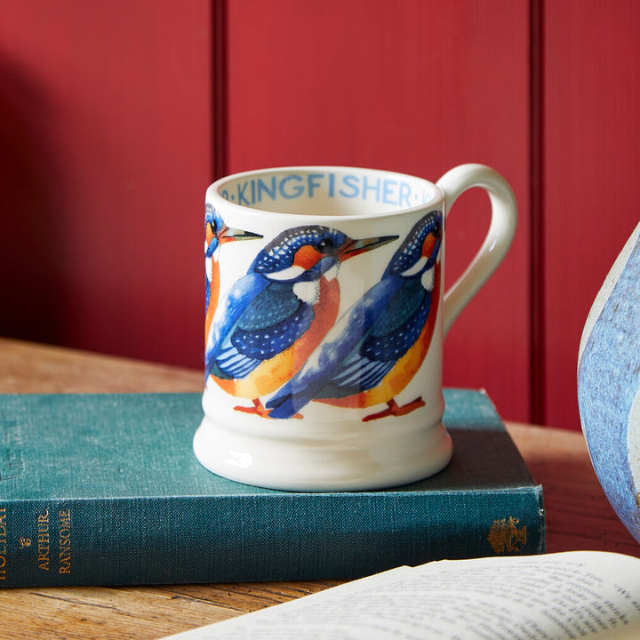 Emma Bridgewater Kingfisher Half Pint Mug. 