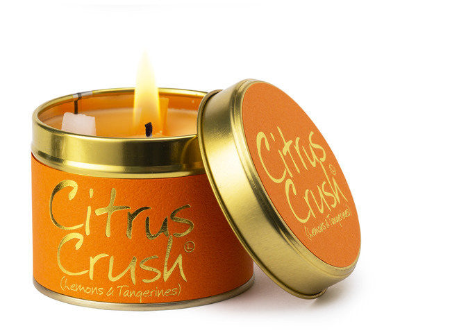 Citrus Crush Scented Candle from Lily-Flame. Handmade in England