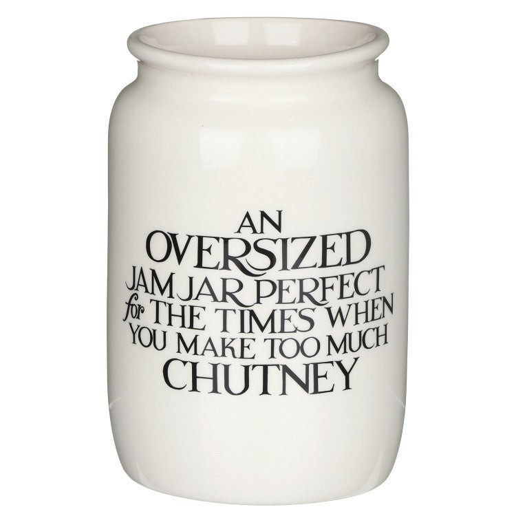 Black Toast Marigolds & Nasturtiums Large Jam Jar