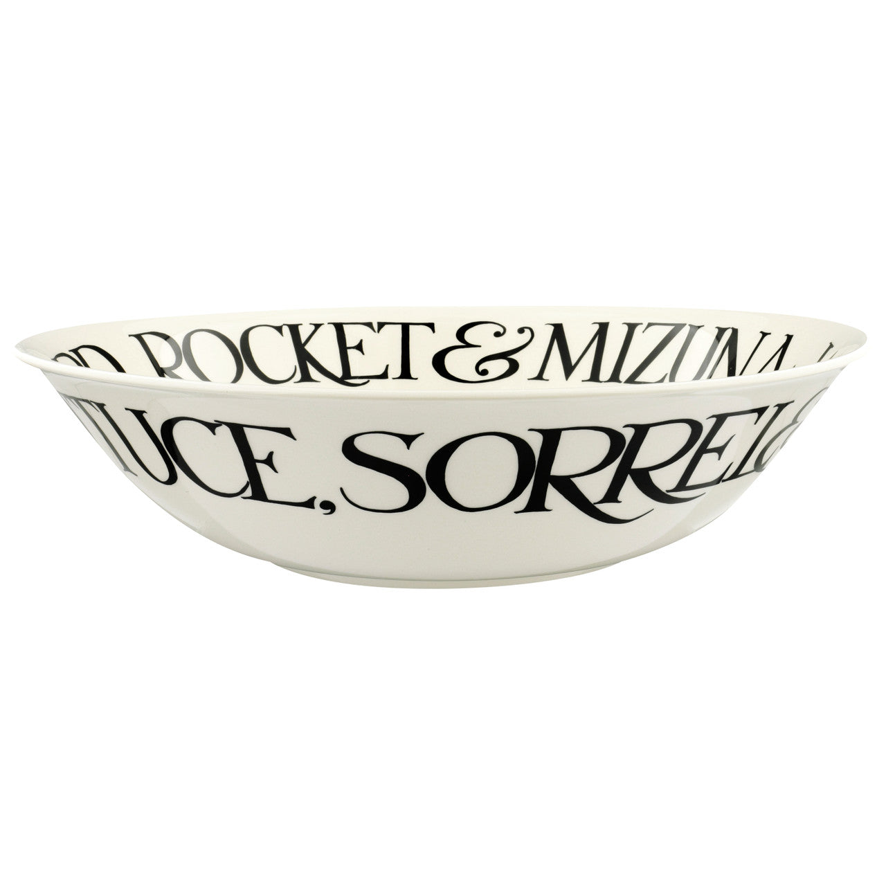 Emma Bridgewater Black Toast Mizuna Salad Large Dish