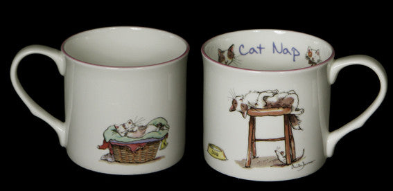 Cat Nap mug by artist Anita Jeram