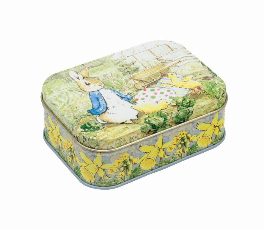 Peter Rabbit Small Rectangular Easter Tin