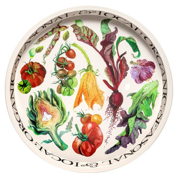 Vegetable Garden Dig The Garden Deepwell Tin Tray from Emma Bridgewater Image