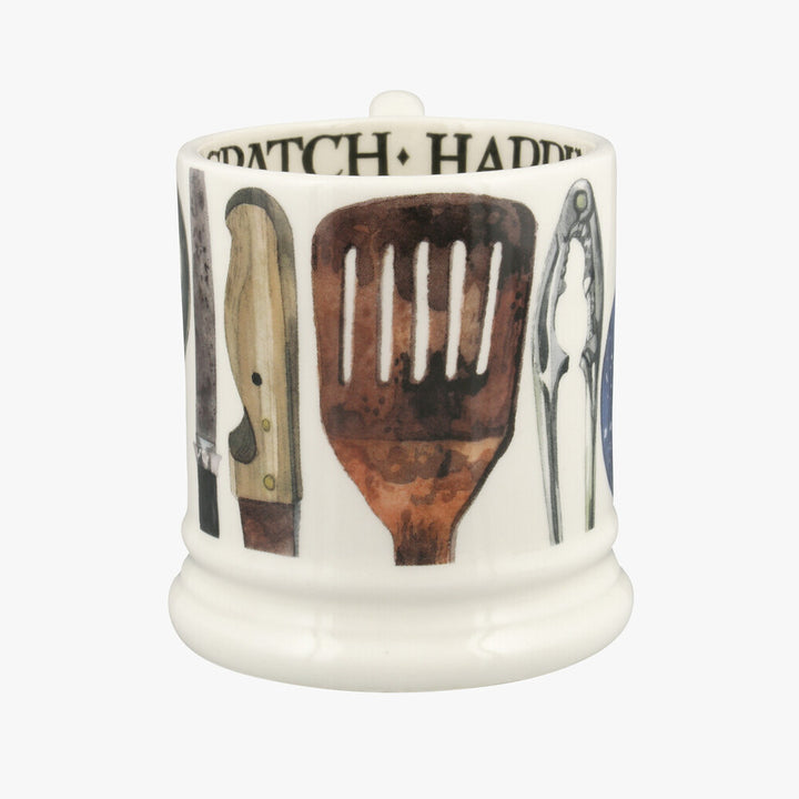 Emma Bridgewater Cooking From Scratch 1/2 pint hand made mug.