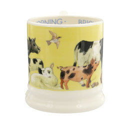 Bright New Morning 1/2 pint mug from Emma Bridgewater. Made in England.