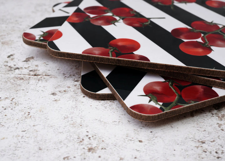 Striped Tomato Placemat by Corinne Alexander.