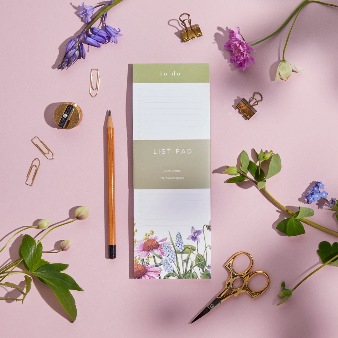 Bountiful Blooms To-Do List Pad 