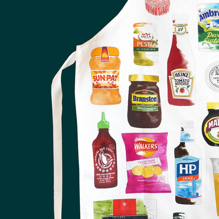 Store Cupboard Apron by Corinne Alexander.