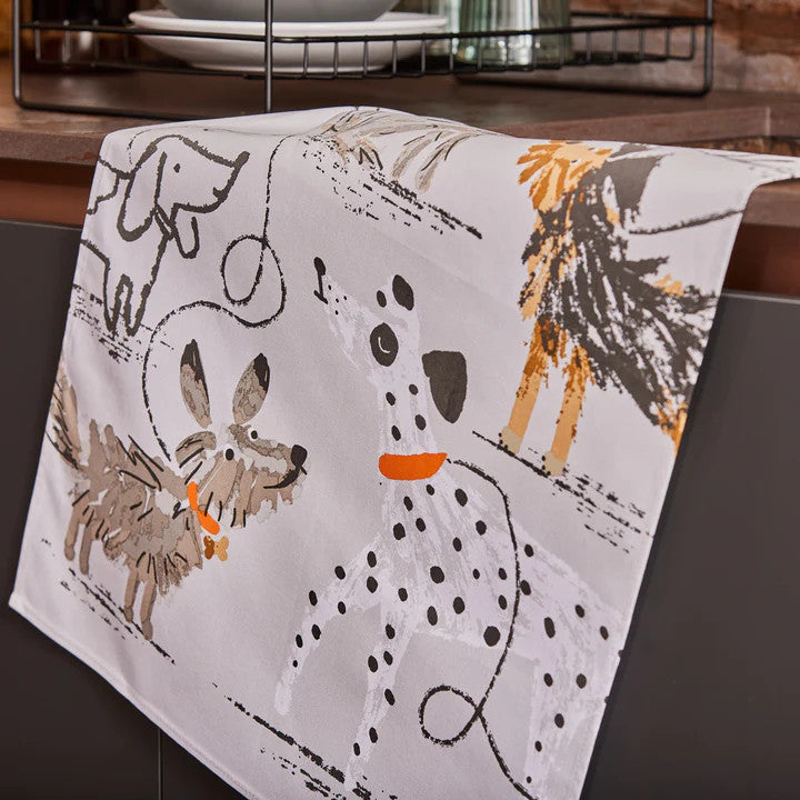 Dog Days Tea Towel from Ulster Weavers
