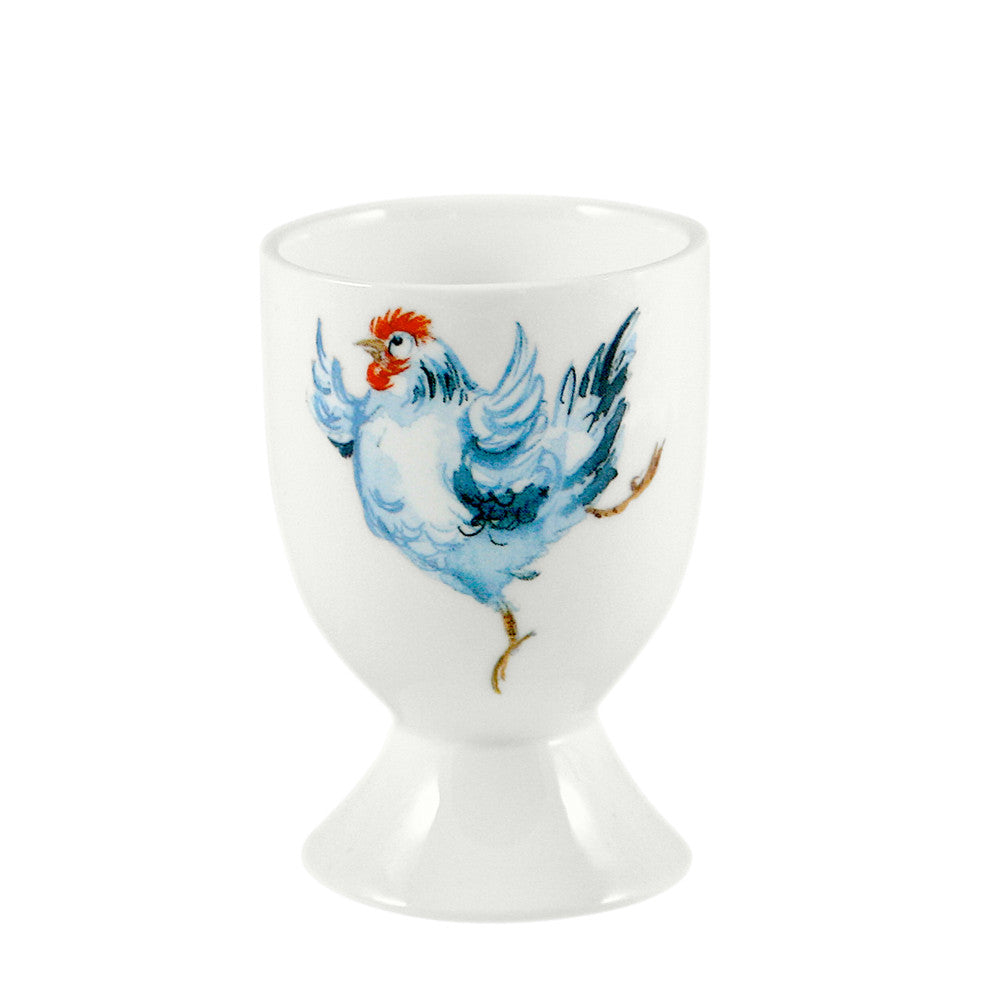 Dancing Hen Egg Cup by Jane Abbott Designs