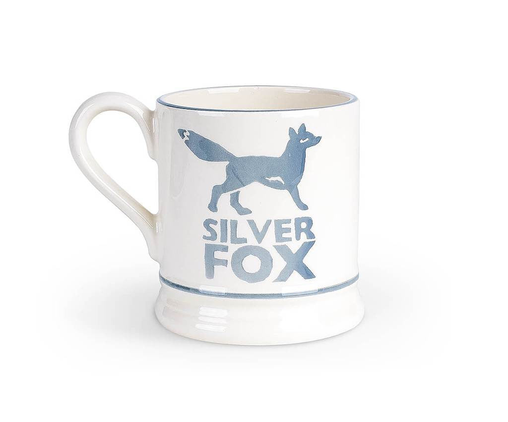 Emma Bridgewater Silver Fox Half Pint mug