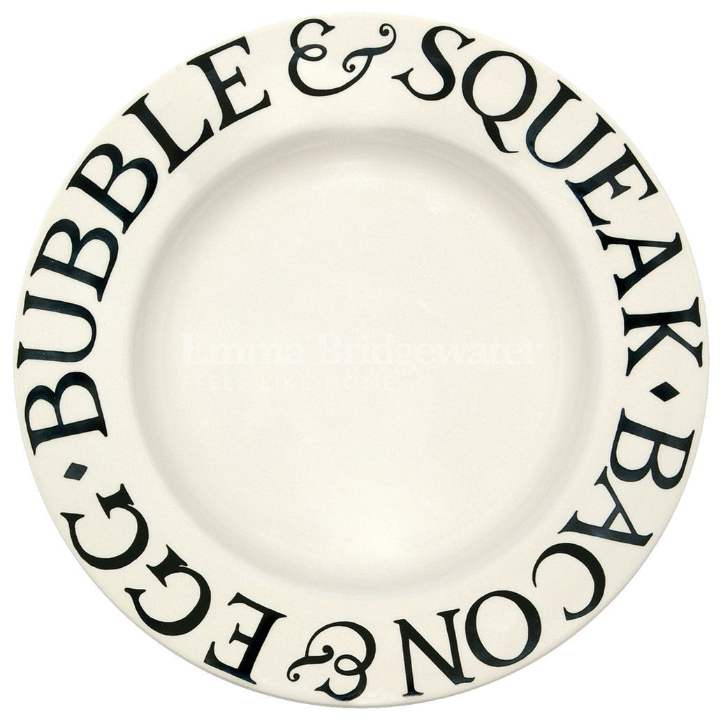 Emma BridgewaterBlack Toast 10 1/2 inch plate.