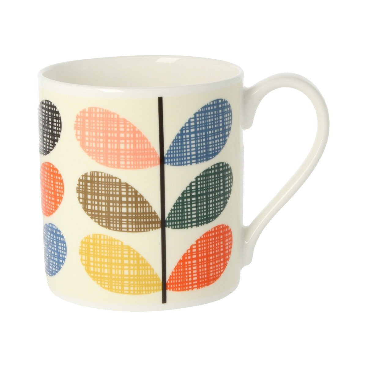 Scribble Multi Stem Fun Bone China Mug by Orla Kiely