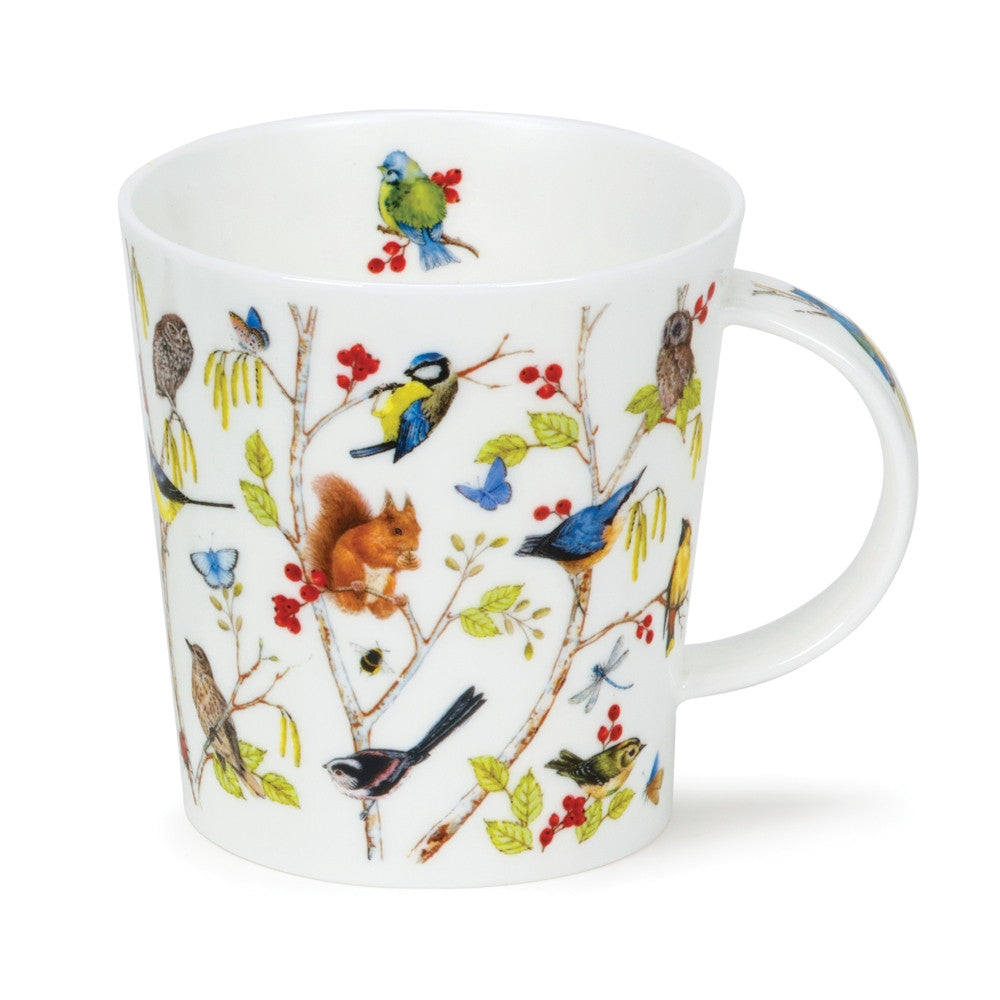 Fine bone china Dunoon Lomond Secret Wood Blue Tit mug