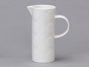 Repeat Repeat fine bone china Skinny Spot Jug. Handmade in England Image