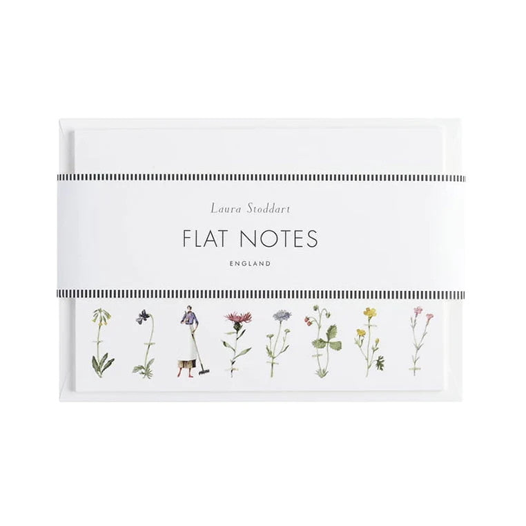 Wildflowers Flat Notes Set by Laura Stoddart