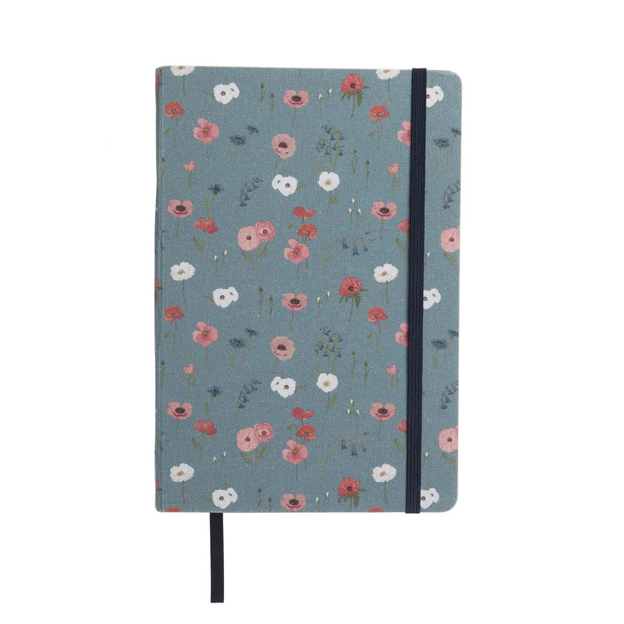 Sophie Allport Poppy Meadow Fabric A5 Notebook