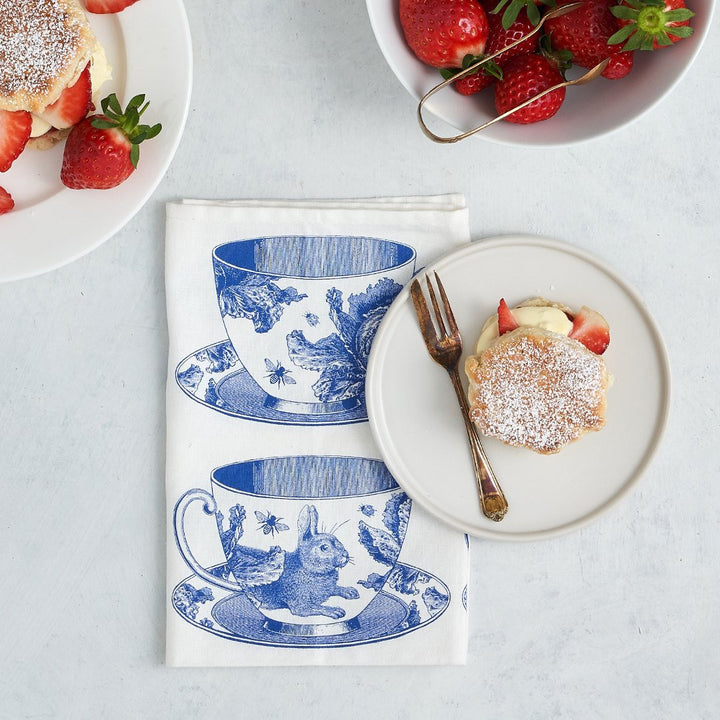 Thornback & Peel Tea Cup 100% Cotton Napkins - Set of 4