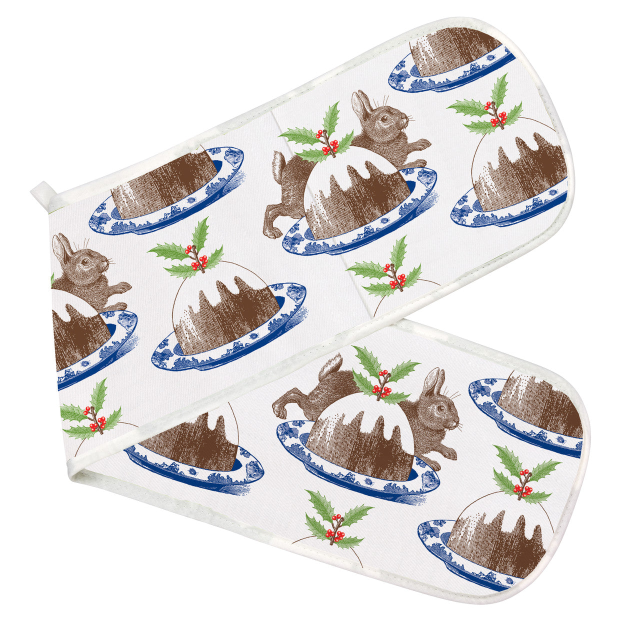 Thornback & Peel Rabbit & Pudding Double Oven Glove.