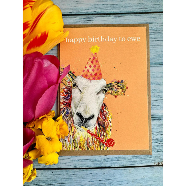 Birthday Sheep Eco-card