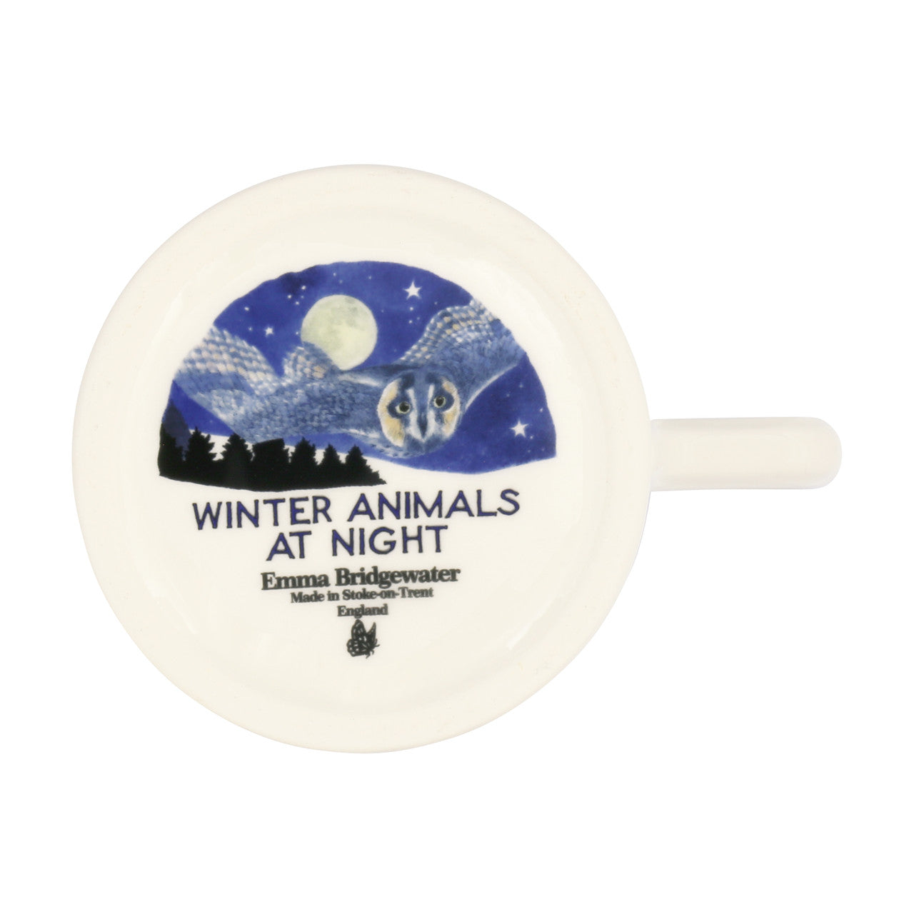 Emma Bridgewater Winter Animals Winter Owl 1/2 Pint Mug