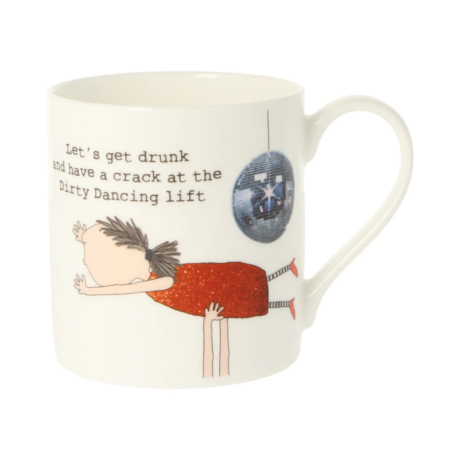 Dirty Dancing Bone China Mug by Rosie Made A Thing