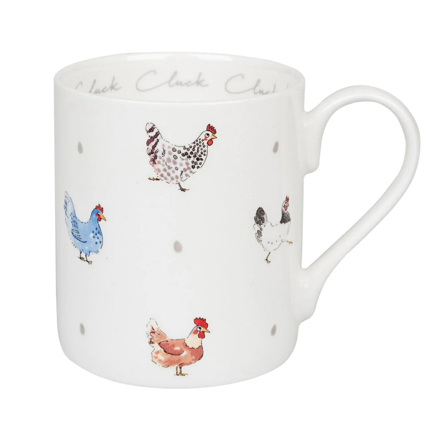 Bone china Cluck, Cluck, Cluck Mug from Sophie Allport