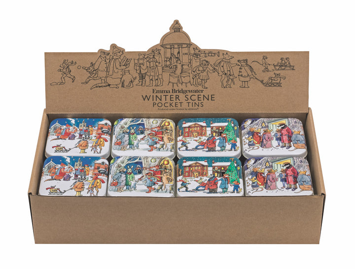 Emma Bridgewater Winter Scene Small Pocket Tins 