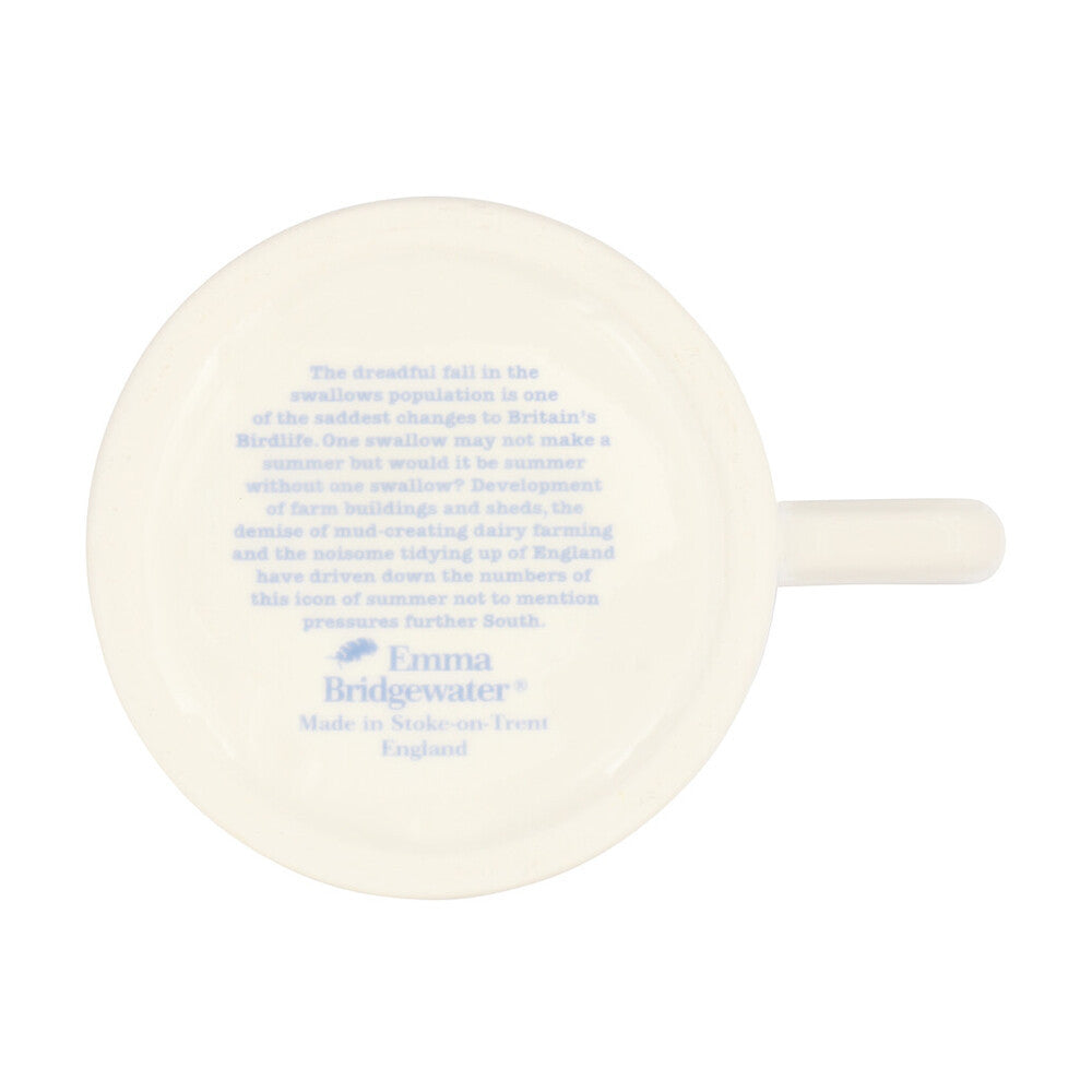 Emma Bridgewater Swallow Half Pint Mug. 
