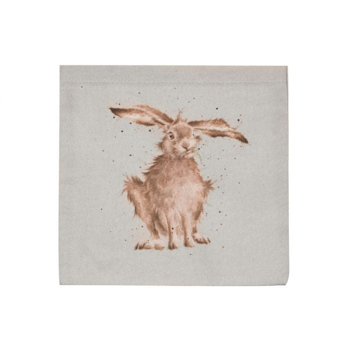 'Harebrained' Hare Foldable Shopping Bag by Wrendale Designs