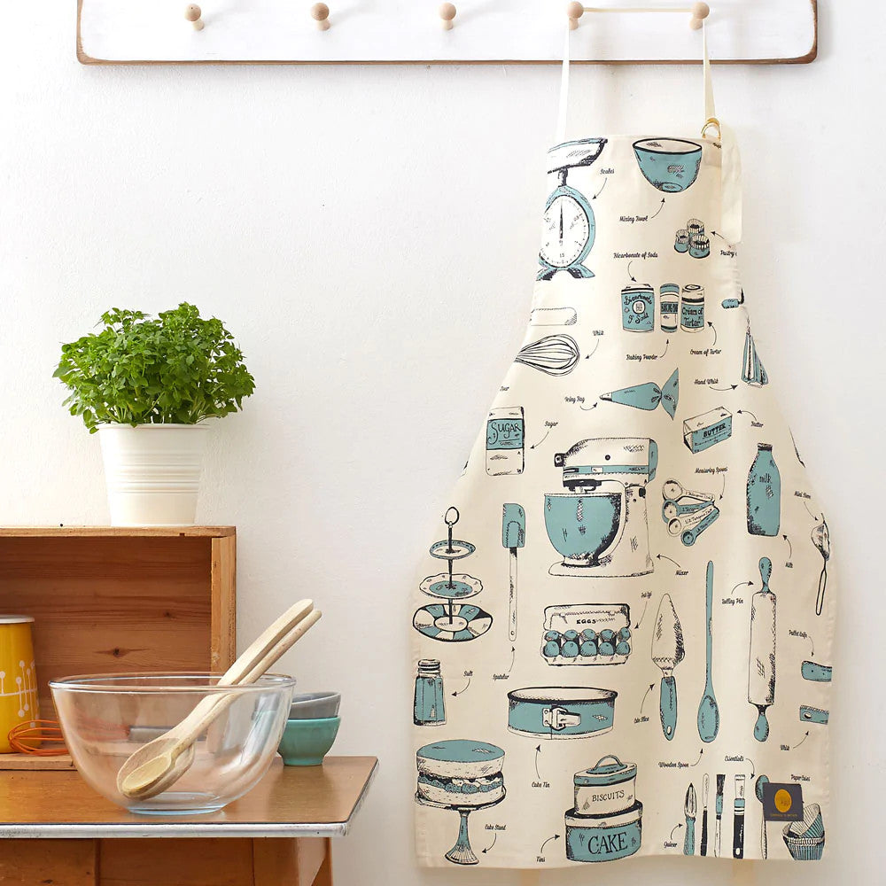 100% cotton Baking Delights apron from Victoria Eggs.