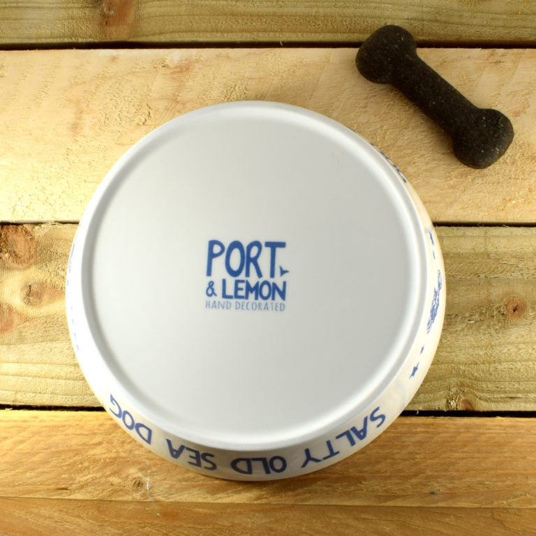 Port & Lemon Salty Old Sea Dog Bone China Bowl