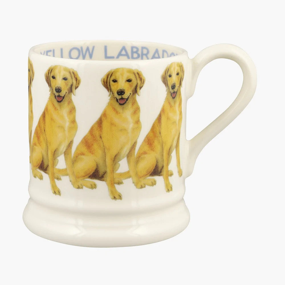 Yellow Labrador Half Pint Mug