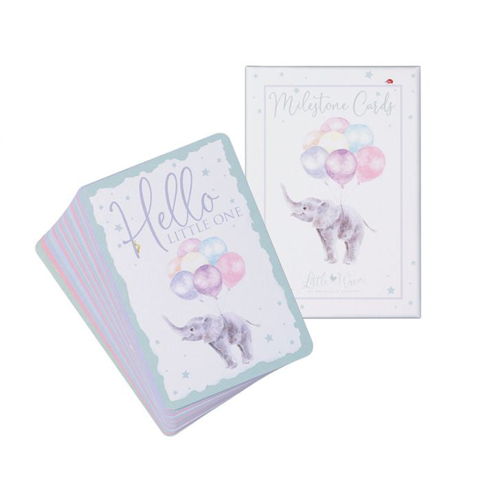 Baby Animals Milestone Cards by Wrendale Designs