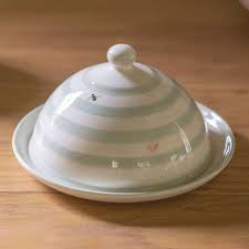 Susie Watson pottery Honey Bees Butter Dish.