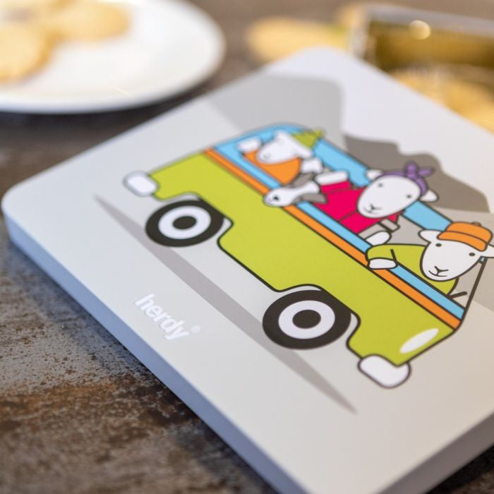 herdy Shortbread Tin - Campervan