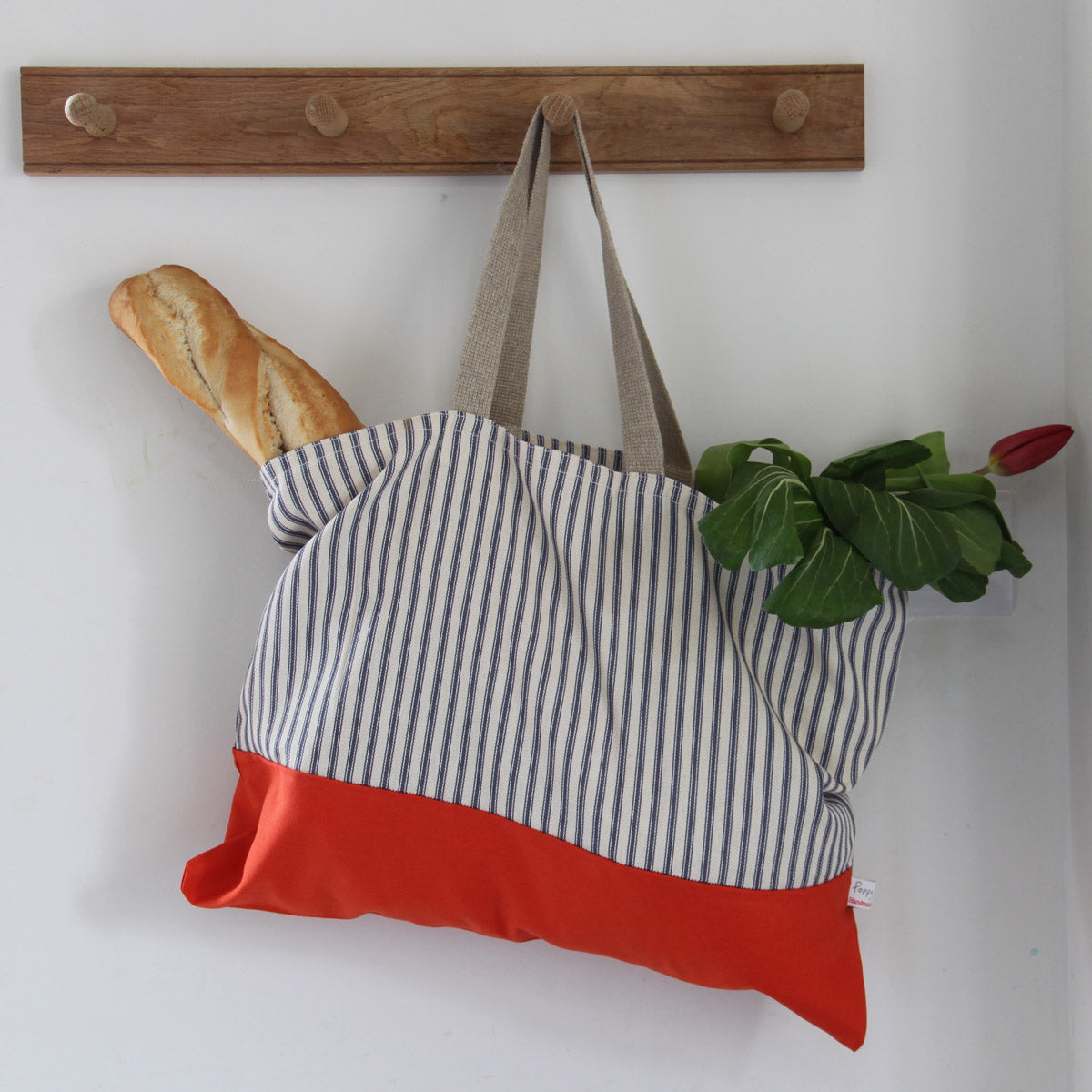 Wildflower Folding Shopping Bag by Poppy Treffry.