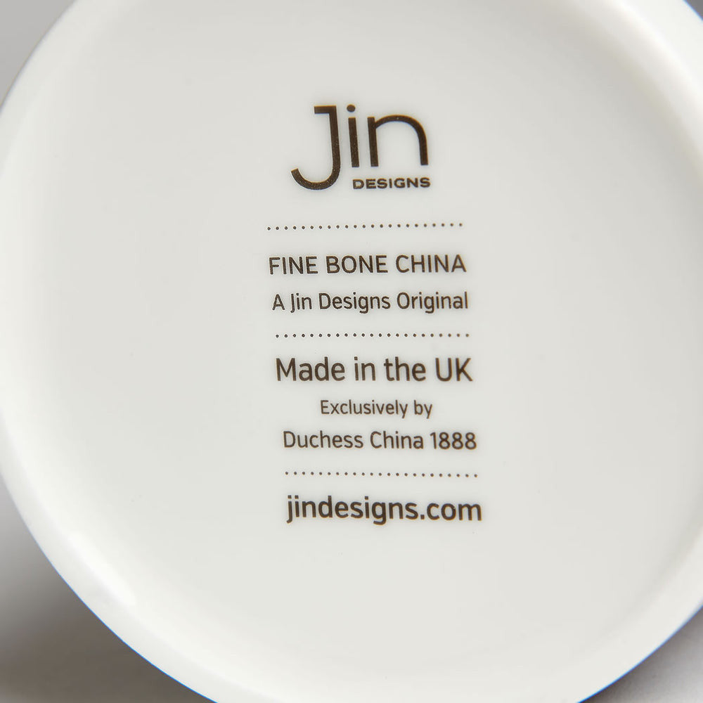 Large Woodland Collection Bone China Mug by Jin Designs.