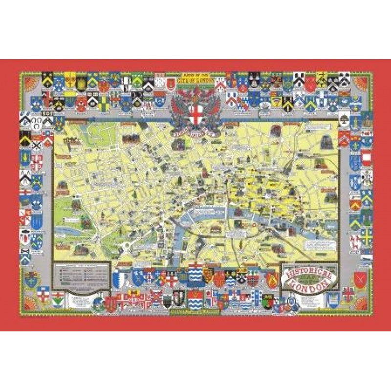 Historical Map of London Jigsaw Puzzle by JHG Puzzles.