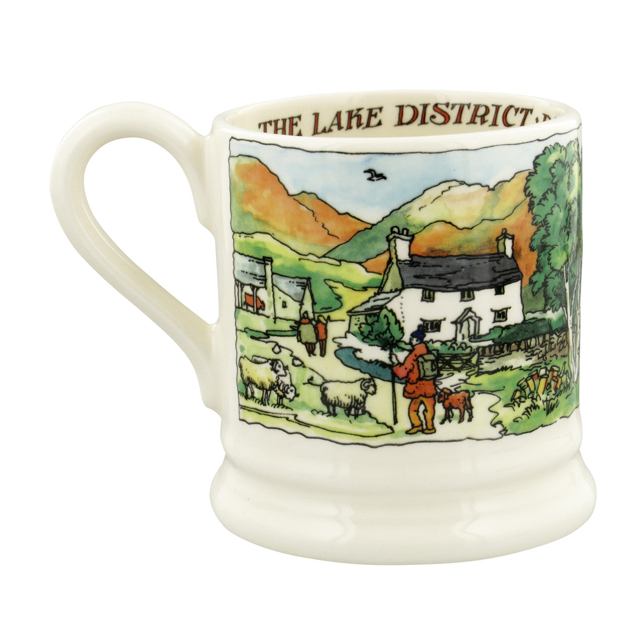 Emma Bridgewater hand made 1/2 pint mug.