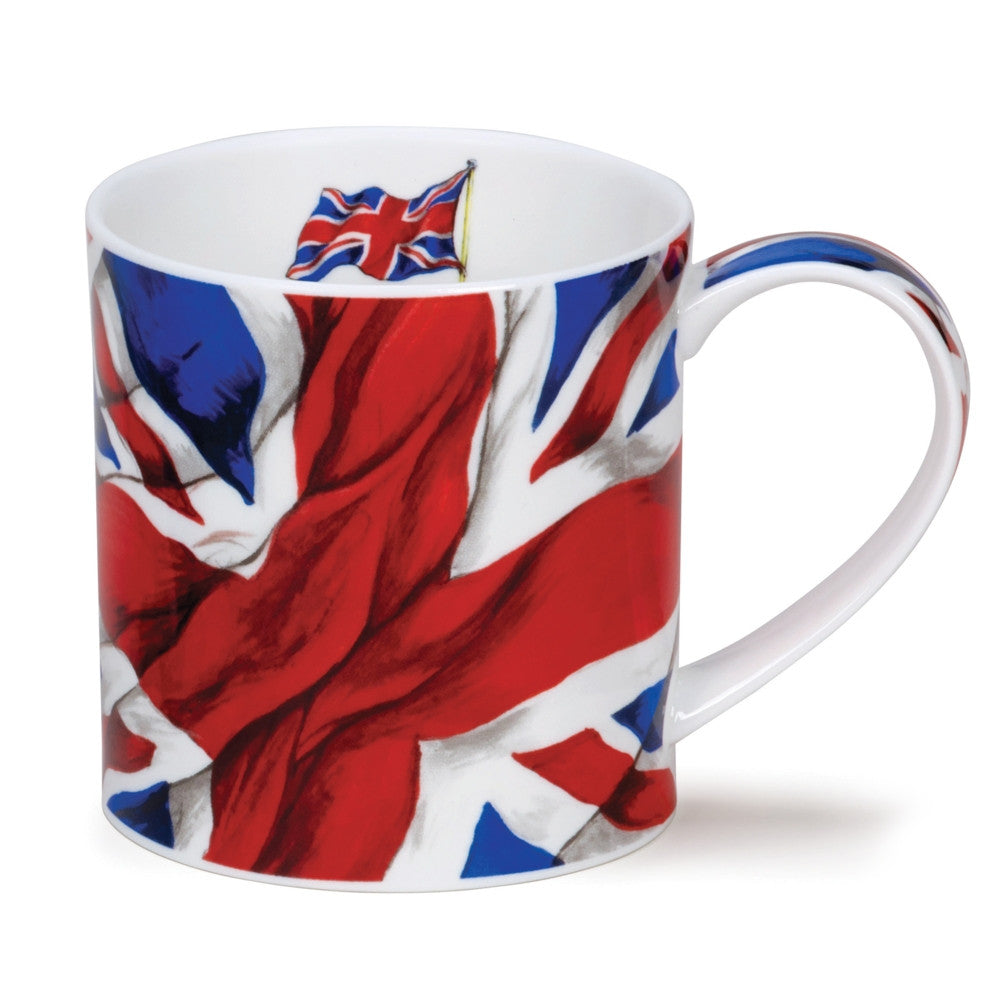 Fine bone china Dunoon Orkney Union Flag mug