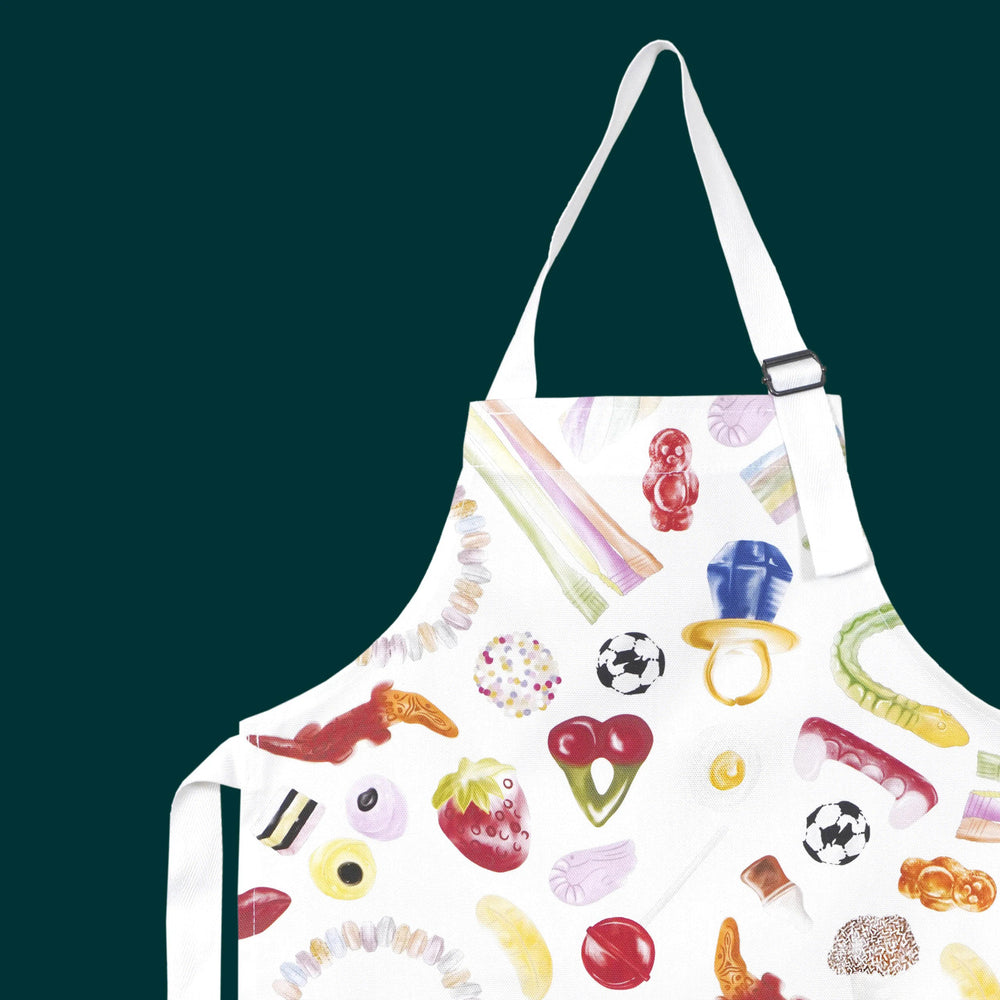 Children's Pick & Mix Apron by Corinne Alexander.