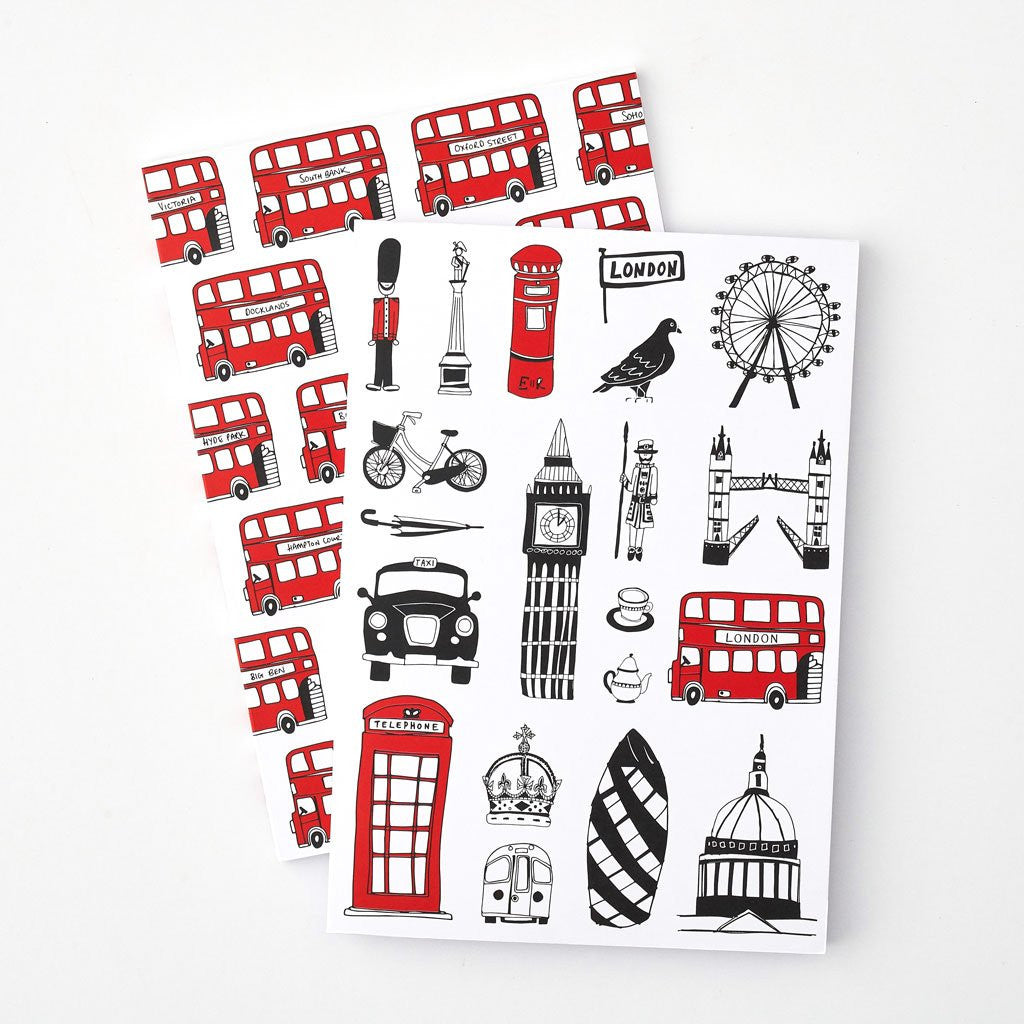 Victoria Eggs Pack of 2 A5 London Notebooks