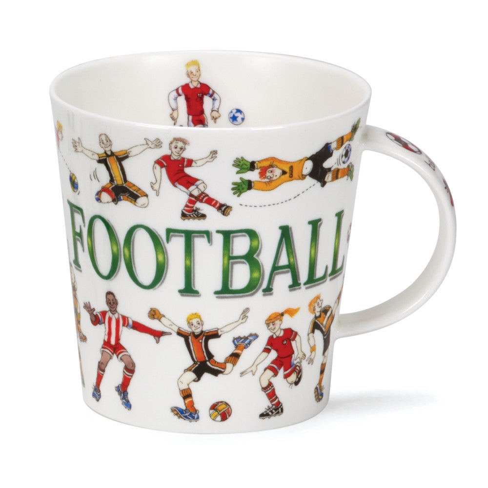 Dunoon Cairngorm Sporting Antics Fine bone china mug - Football