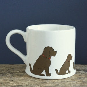 Pottery Cockapoo mug from Sweet William Designs.