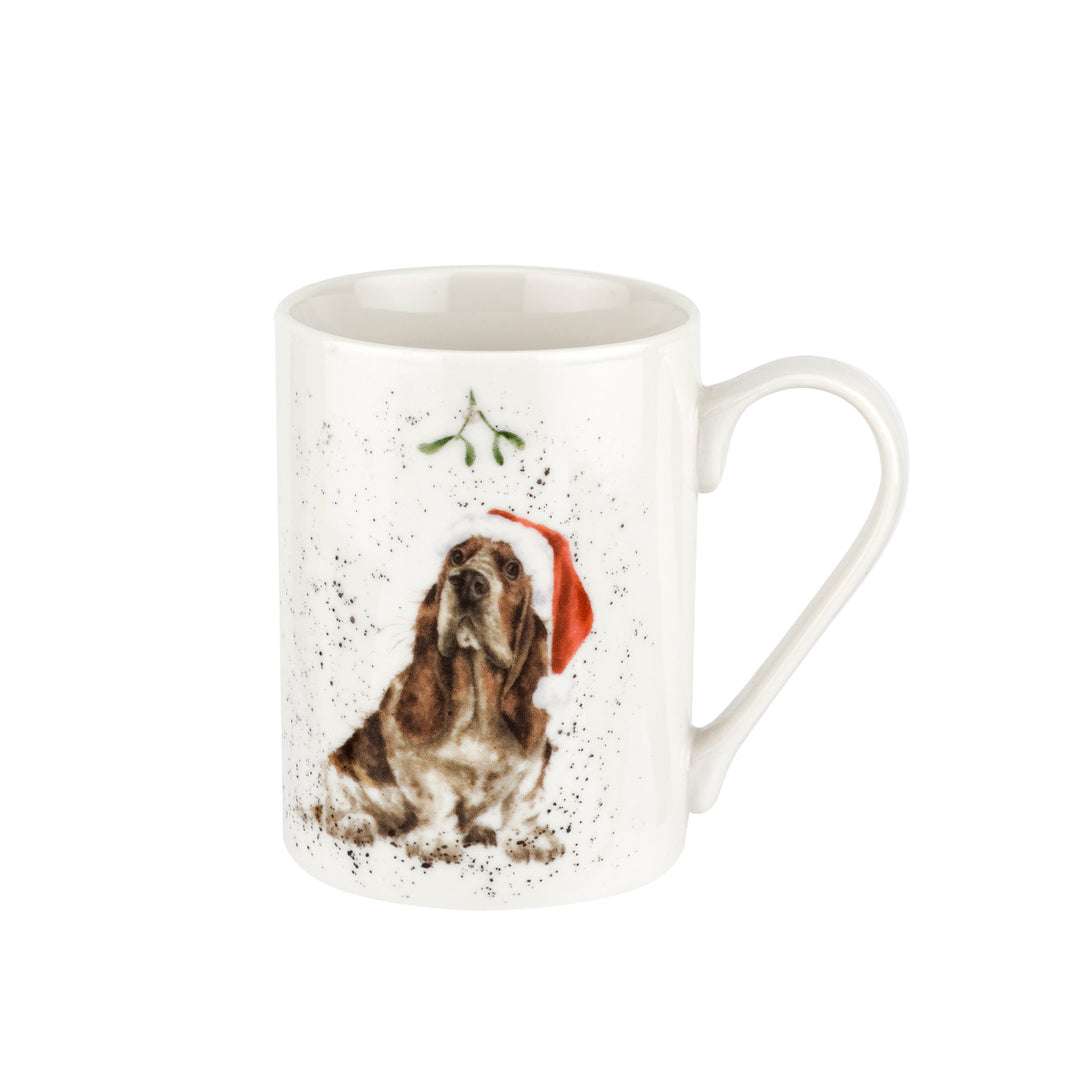 'Santa Paws'  Mug & Tray Set from Wrendale Designs and Portmeirion