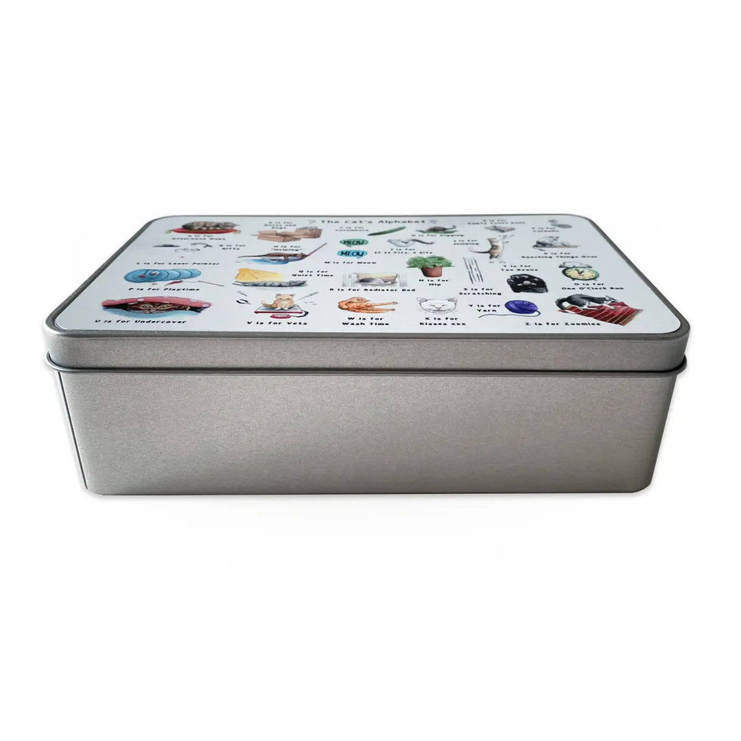 The Cat's Alphabet Storage Tin