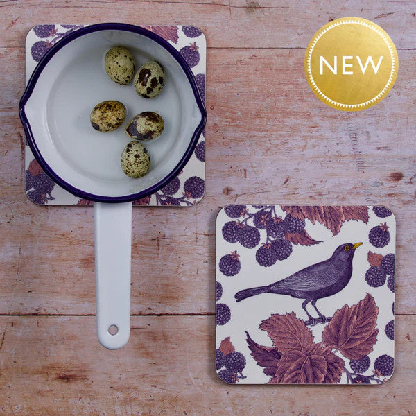 Blackbird and Bramble Potstand by Thornback and Peel.